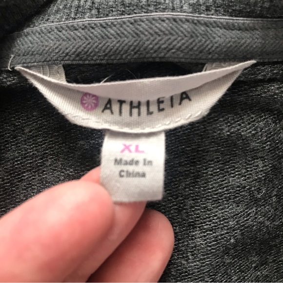 Athleta Duran Dolman Drop Waist Tunic Long Sleeve Gray Dress Size XL - Picture 12 of 15